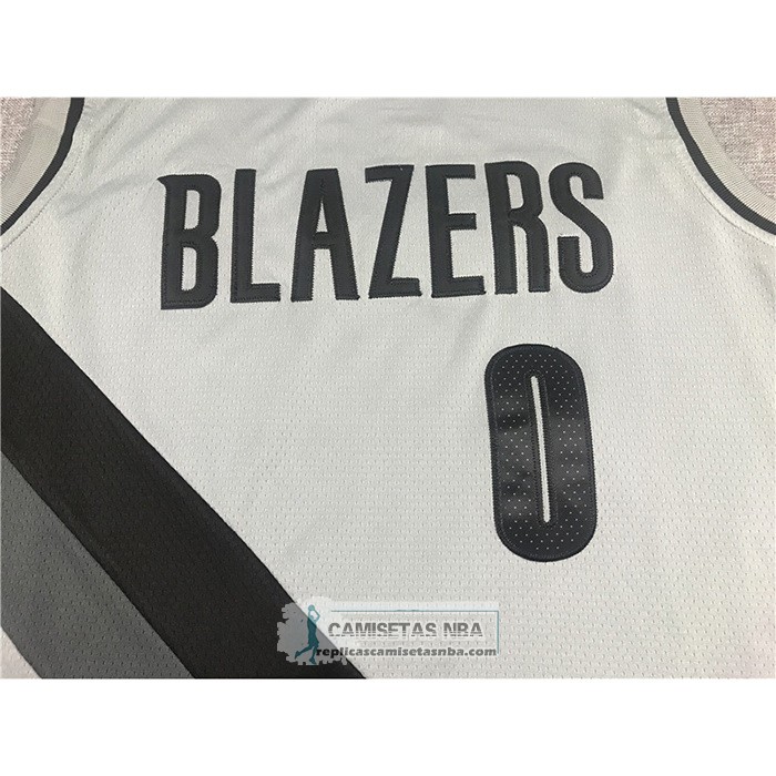 Camiseta Portland Trail Blazers Damian Lillard Earned 2020-21 Gris